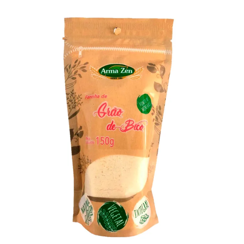 Farinha De Grão De Bico Arma Zen Zip Lock 150g