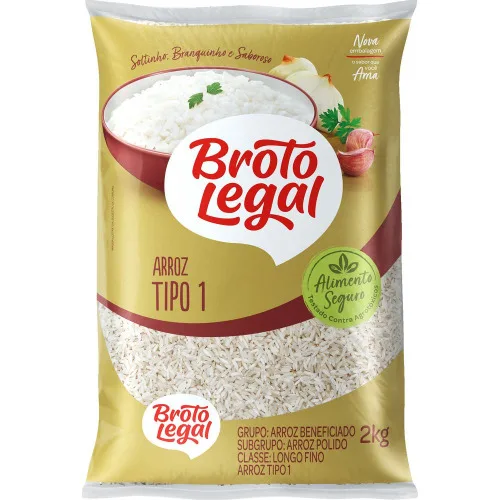 ARROZ BROTO LEGAL 2KG T-1 - BROTO LEGAL