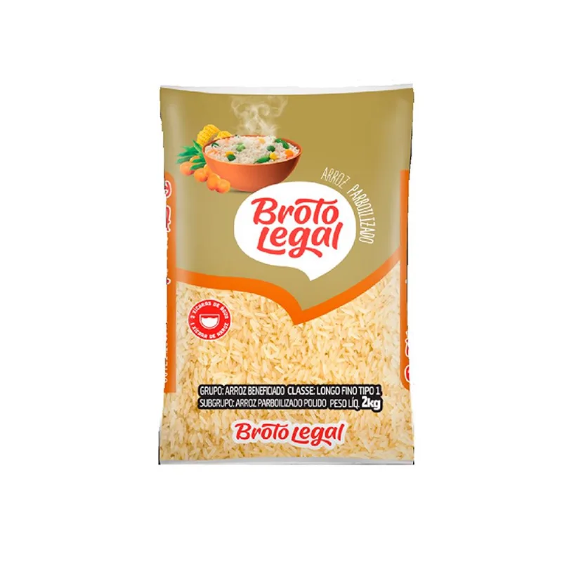 Arroz Broto Legal Parboilizado Tipo I 2kg