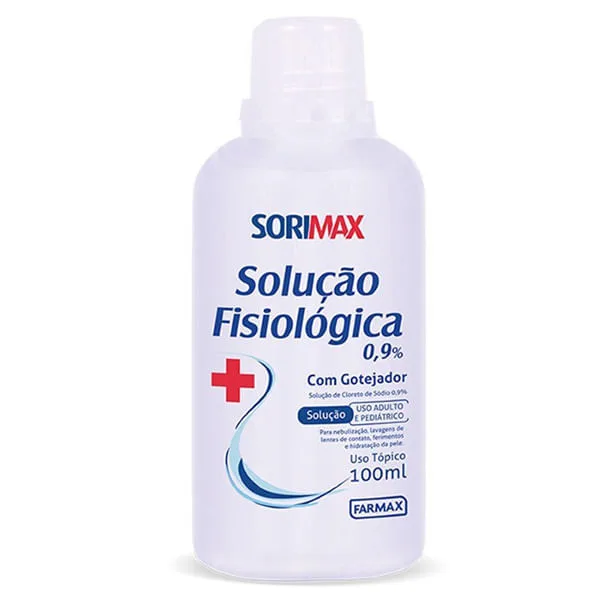 Solução Fisiológica Farmax Com Gotejador Com - FARMAX - Mercearia