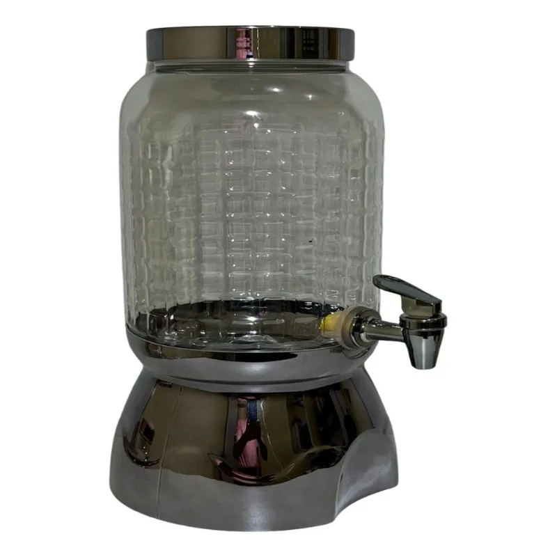 Suqueira Com Torneira E Suporte 3,6lt Wave Luxo Chumbo Bande