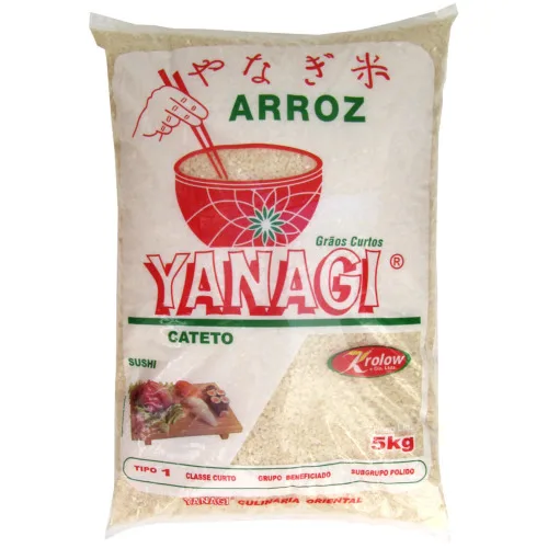 Arroz Yanagi 5kg Tipo 1 Grao Curto - YANAGI - Mercearia