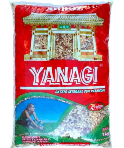 ARROZ YANAGI 1KG TIPO 1 INTEGRAL/VERMELHO - INTEGRAL