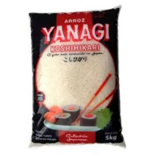 Arroz Yanagi 5kg Koshihikari Grao Curto - YANAGI - Mercearia