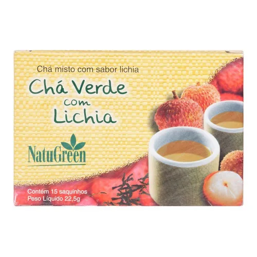 Cha Natugreen 1,5g X 15 Sachet Verde / Lichia - NATUGREEN