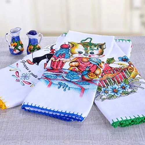 Pano Copa Panosul 51x74cm Croche - PANOSUL - Higiene E Beleza