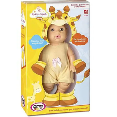 BONECA MINHA PEQUENA GIRAFA - SEM MARCA - Brinquedos