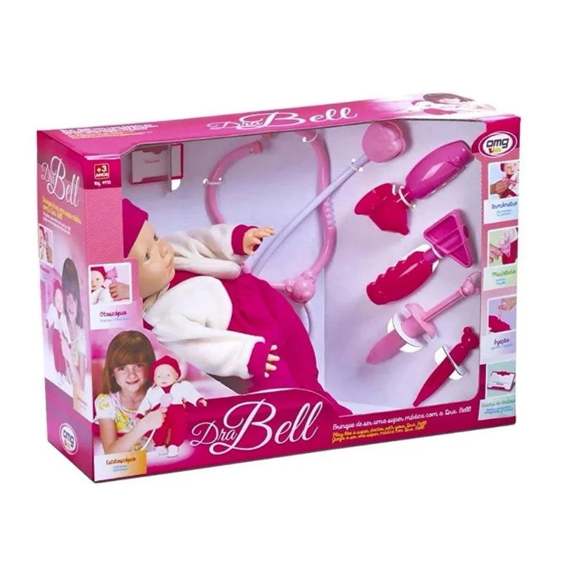 Boneca de Vinil - 33 cm - Doutora Bell - OMG Kids
