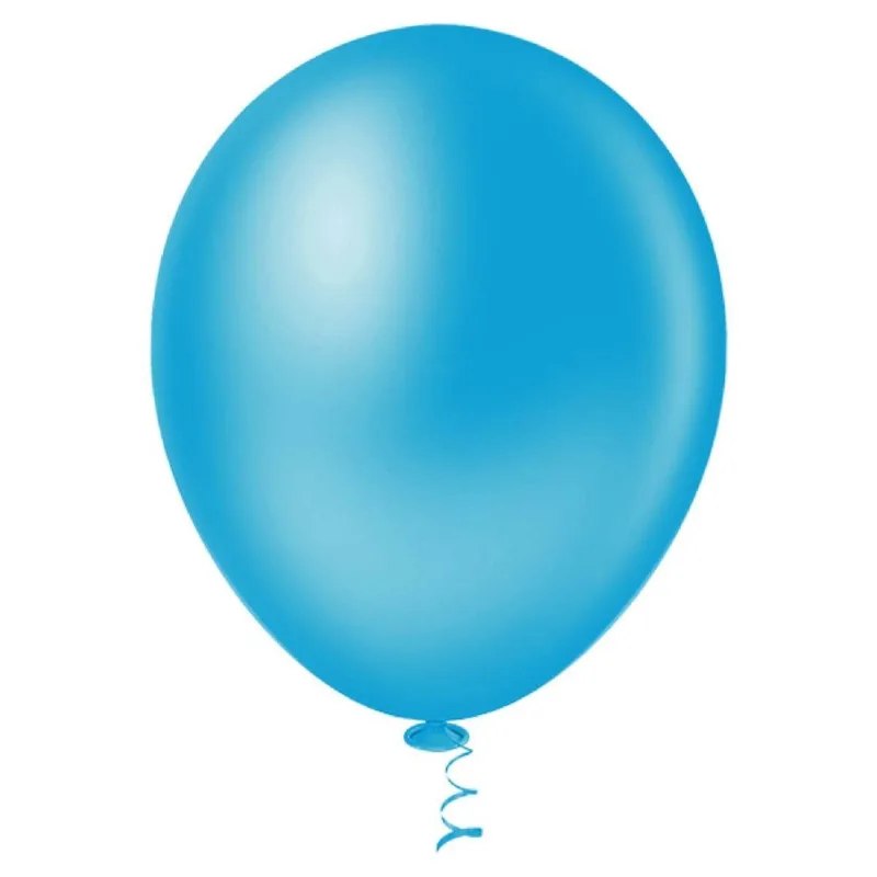 Balão Pic Pic Liso 50 Unidades N° 9'' Azul (MP)