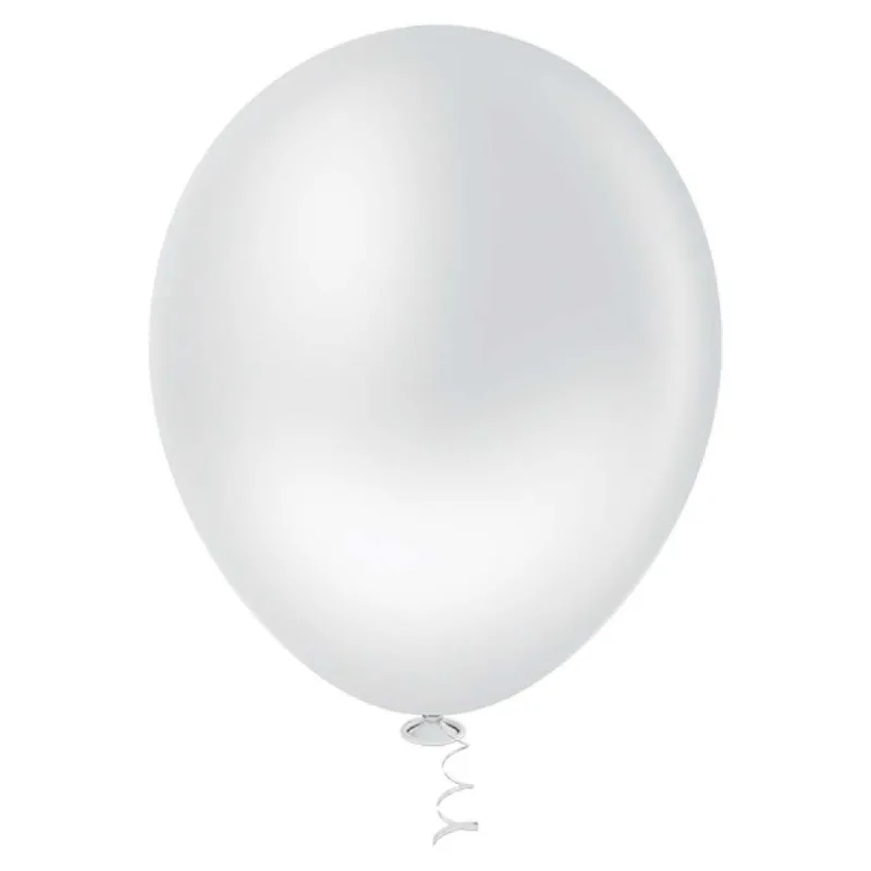 Balão Pic Pic Liso 50 Unidades N° 9'' Branco (MP)