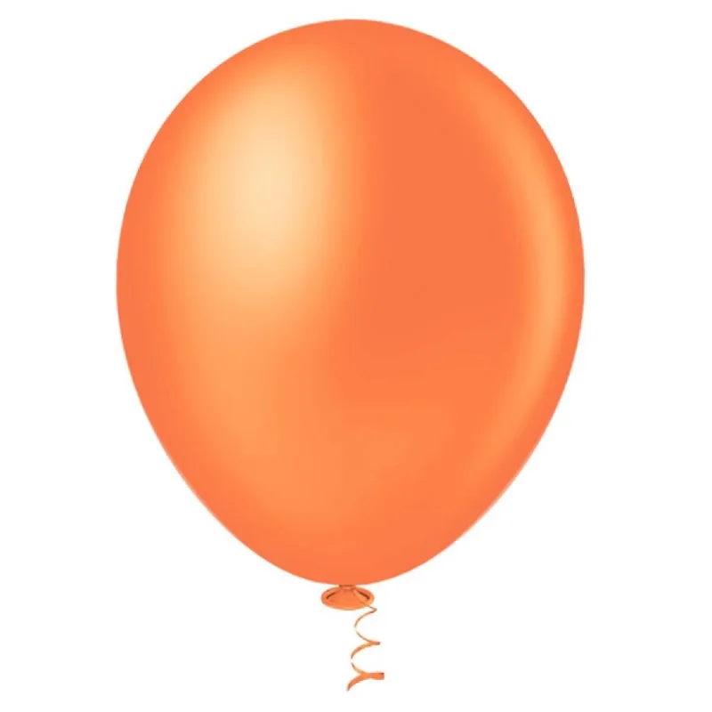 Balão Pic Pic Liso 50 Unidades N° 9'' Laranja (MP)