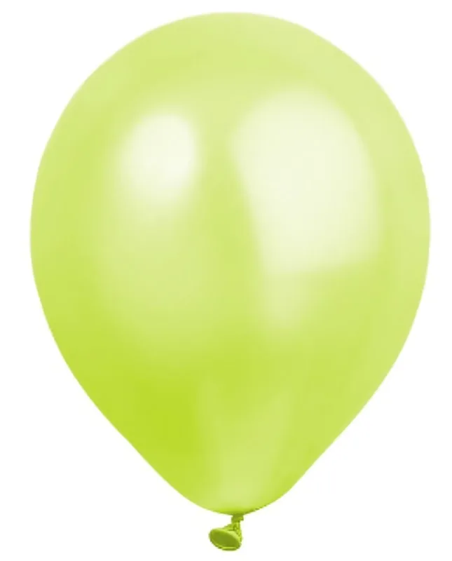 Balão Liso N7 18cm Verde Limão 50 Unidades Pic Pic - PIC PIC - Infantil