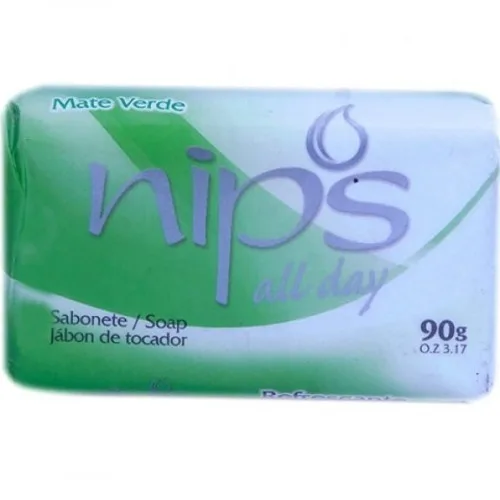 Sabonete Nips Suave Verd 12x | Sabonete.nips Vd 90 Gr - SUAVE - Higiene E Beleza