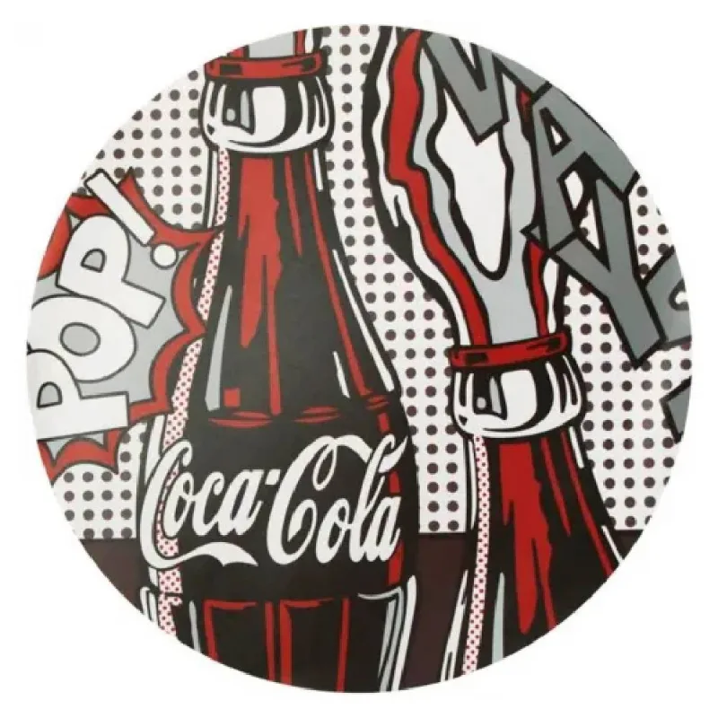 Lugar Americano Etilux Coca-Cola Redondo Pop 37.5cm - ETILUX - Cama, Mesa E Banho