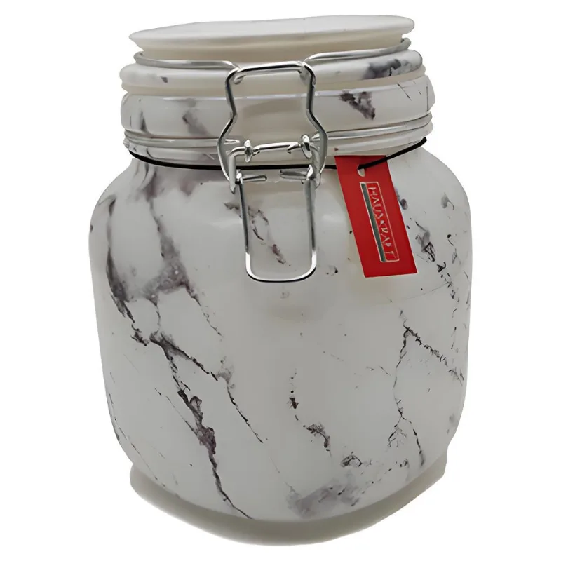 Pote Hermético Hauskraft Marble Mármore 1 Litro
