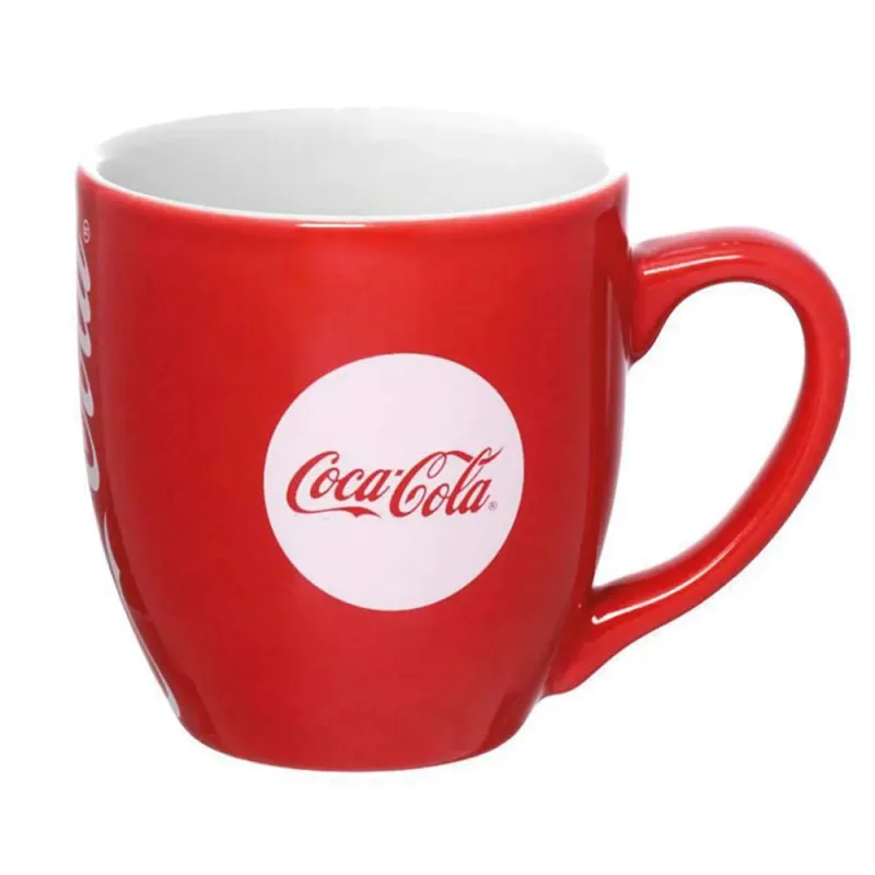 Caneca Etilux Porcelana Coca-Cola Vermelha 300ml - Etilux