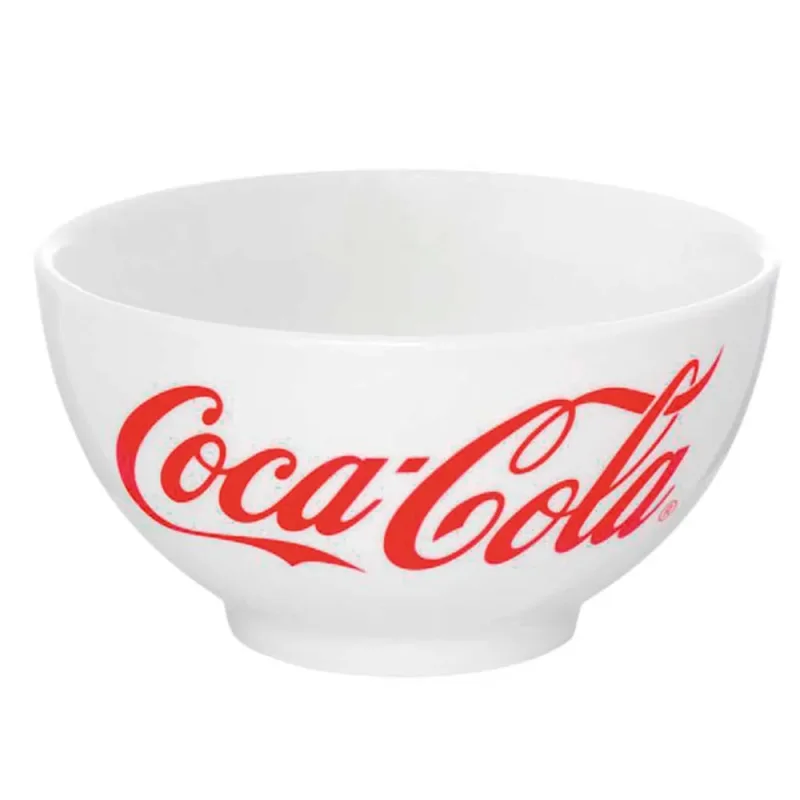Bowl Etilux Coca-Cola Porcelana Branco 440ml - Etilux - Utilidades E Casa