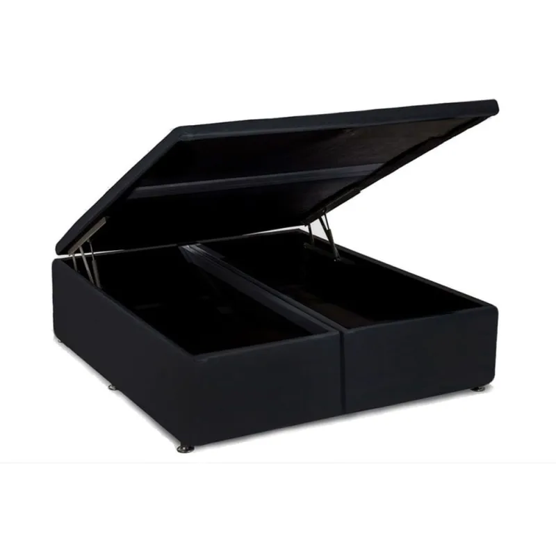 Cama Box Baú Universal King Courano Black (186x198x35) - Ortobom - Ortobom - Móveis