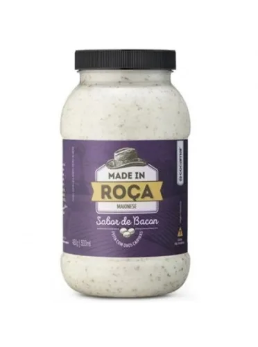 Maionese Made In Roca 480g Bacon Pote - Mercearia