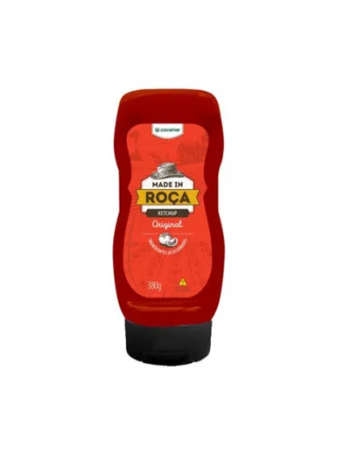 Ketchup Made In Roca 380g Top Down - Mercearia