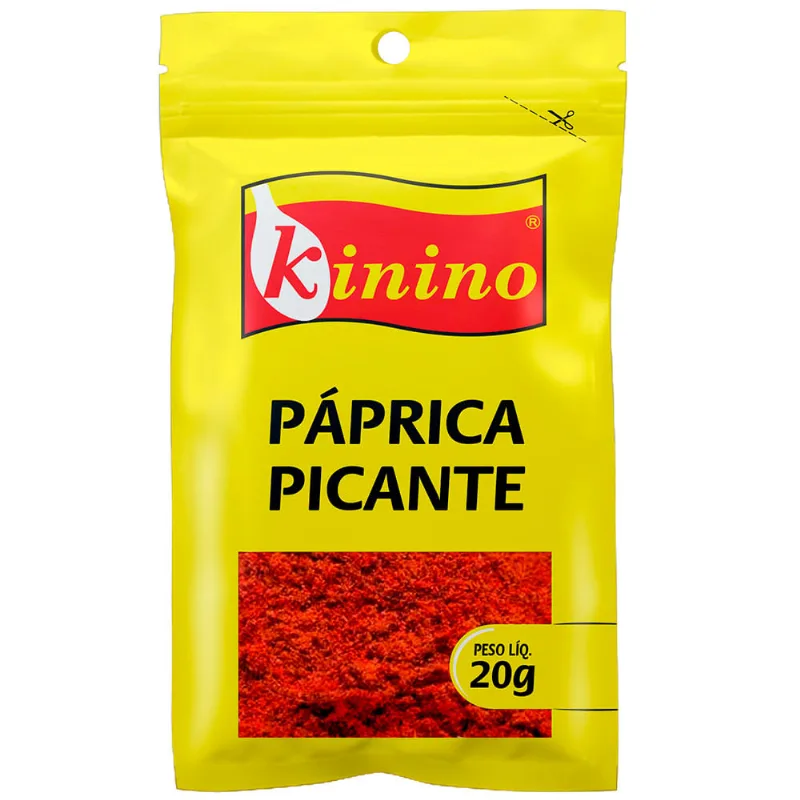 Tempero Kinino Paprica Picante Pct 20g Tempero Kinino Paprica Picante 20g