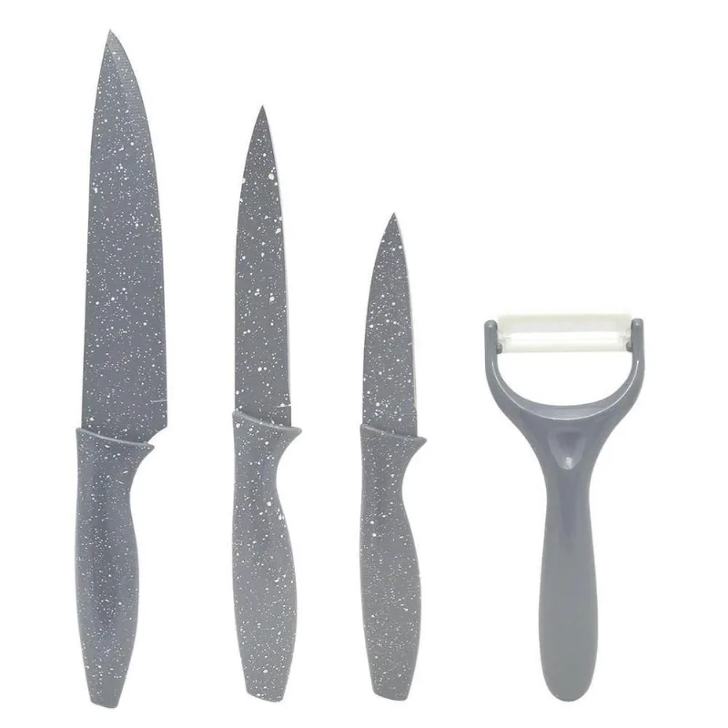Kit De Facas Premium Em Plástico Resistente Design E Qualidade