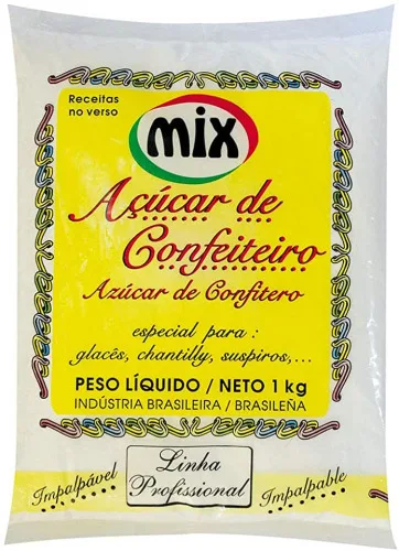 Acucar Mix 1kg Impalpavel - Não Informado - Mercearia