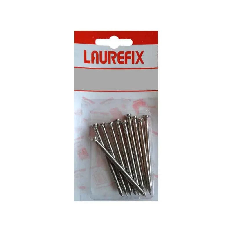 Prego de aço carbono 15x15mm 20 unidades Laurefix