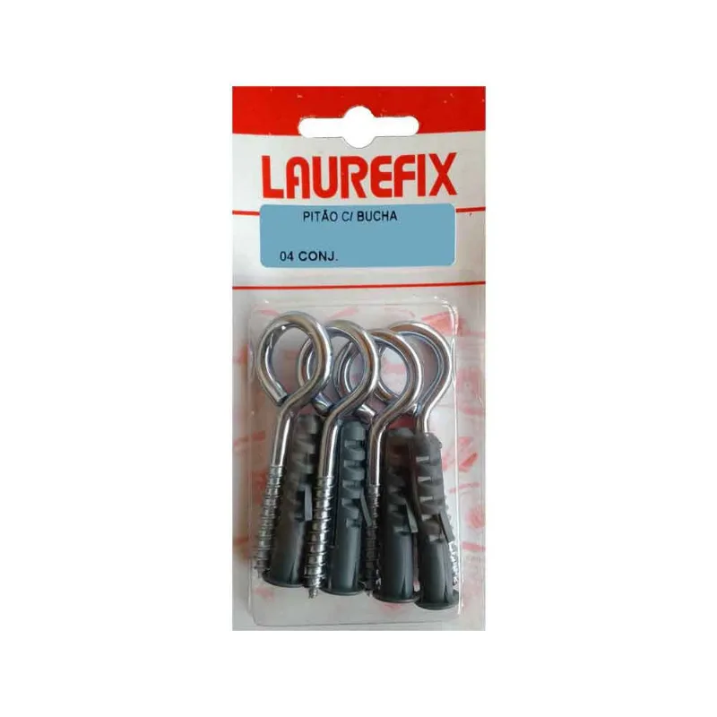 Pitão com bucha 6mm Laurefix