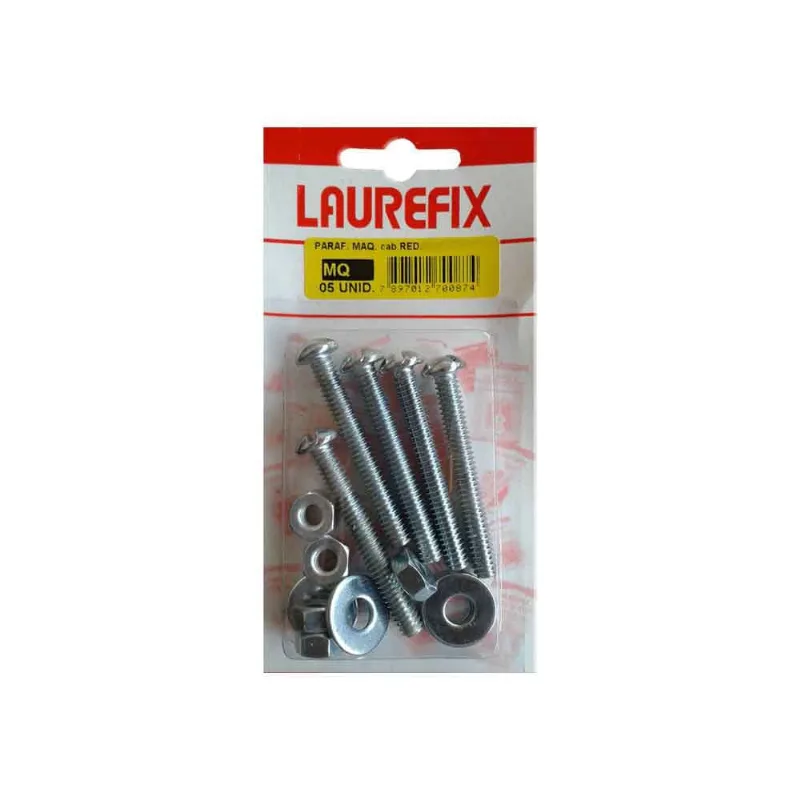 Parafuso máquina cabeça redonda 3/16 x 3/4" 5 unidades Laurefix