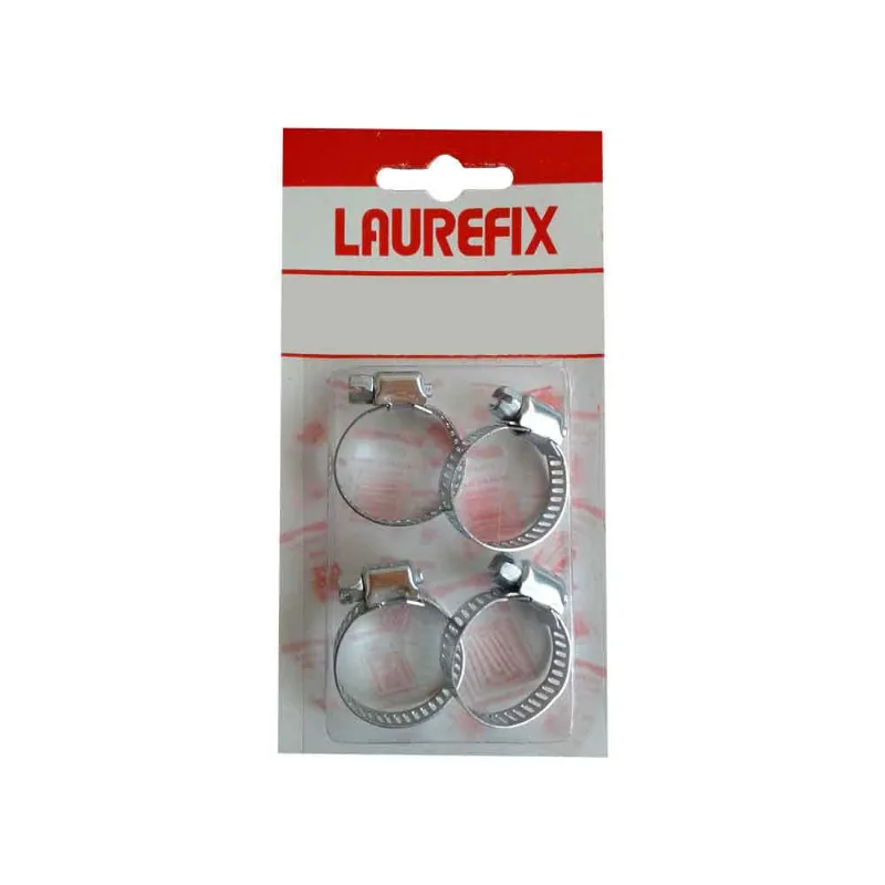 Abraçadeira de aço carbono para mangueira 1.1/2 x 5/8" 1 unidade prata Laurefix