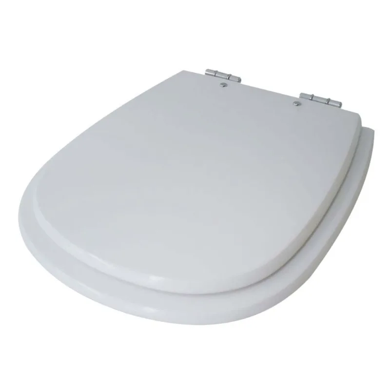 Assento sanitário Sabatini MDF laqueado branco Tondo