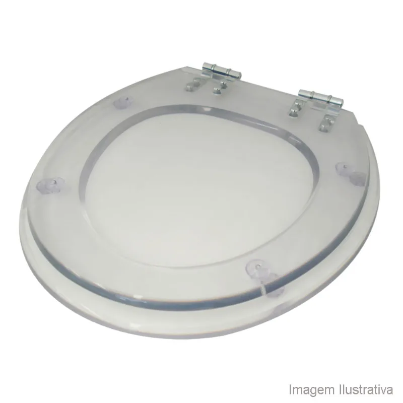 Assento sanitário universal cristal Tondo