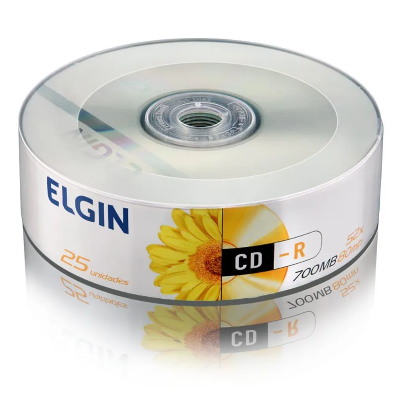 Cd-r 700 Mb 25 Un Elgin