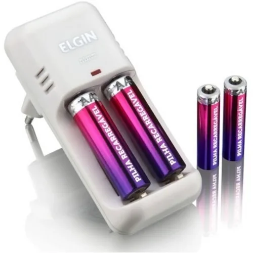 Carregador De Pilhas Tamanho Aa/aaa Bivolt Sc 224 Elgin - ELGIN