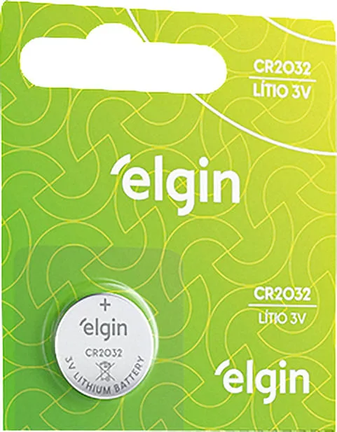 Bateria 3,0 V íons de lítio CR2032 - 82193 - ELGIN - ELGIN - Ferramentas Elétricas