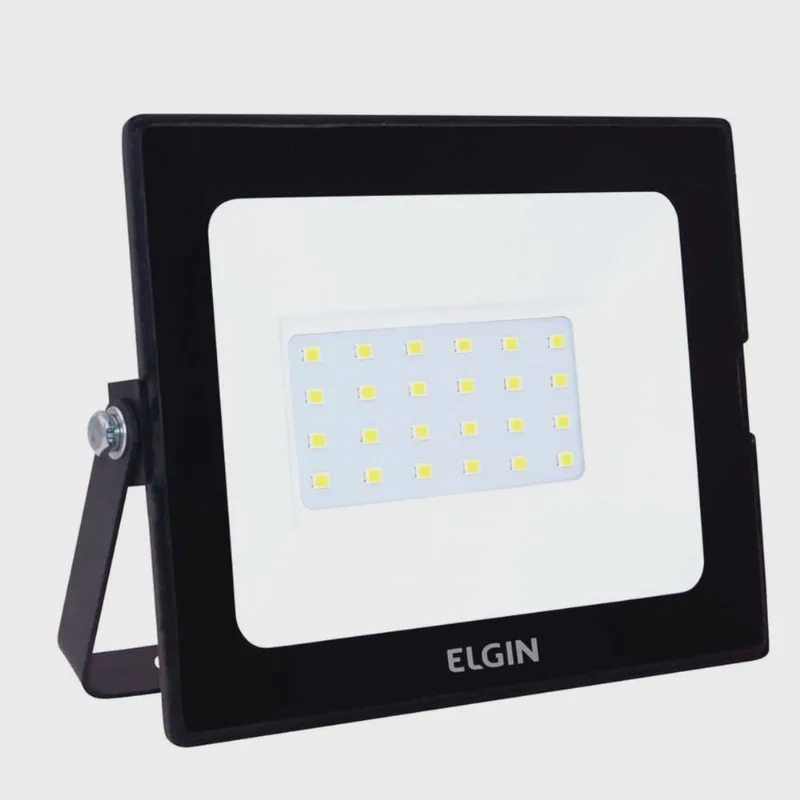 Projetor Led 30w 6500k Branca Fria Preto Bivolt