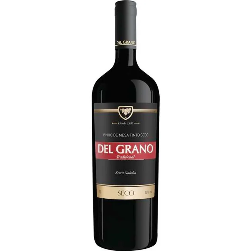 Vinho Del Grano Tinto seco 1L