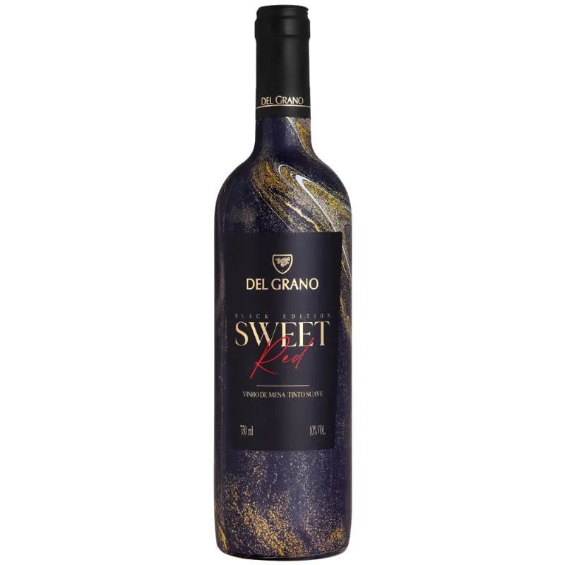 Vinho Brasileiro Del Grano Sweet Red Black Edition 750ml