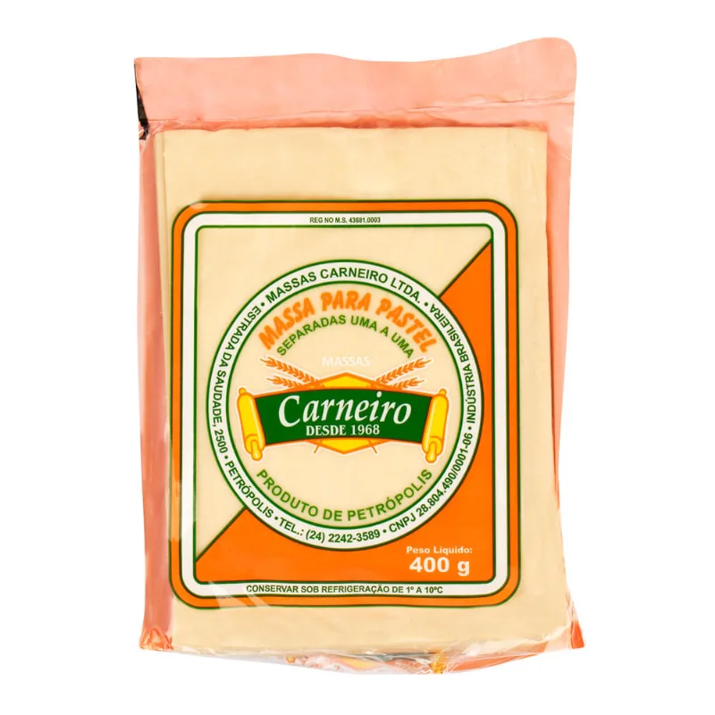 Massa para Pastel Carneiro 400g