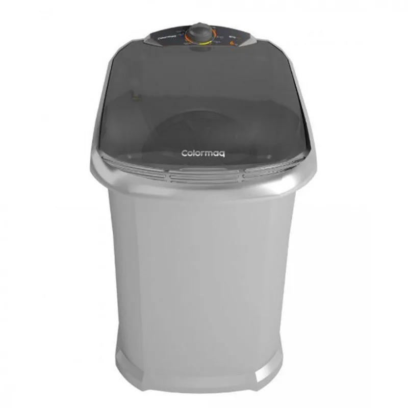 Lavadora De Roupas Colormaq Semiautomática Lct6 6kg Filtro De Fiapos Prata 127v 110V