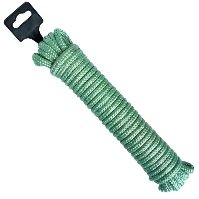 Corda de Seda Poliéster Trançada 8 MM x 10 Metros - Várias Cores - ARTEPLAS