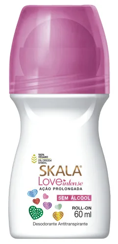 Desodorante Roll On Skala 60ml Love Intense Unit - SKALA