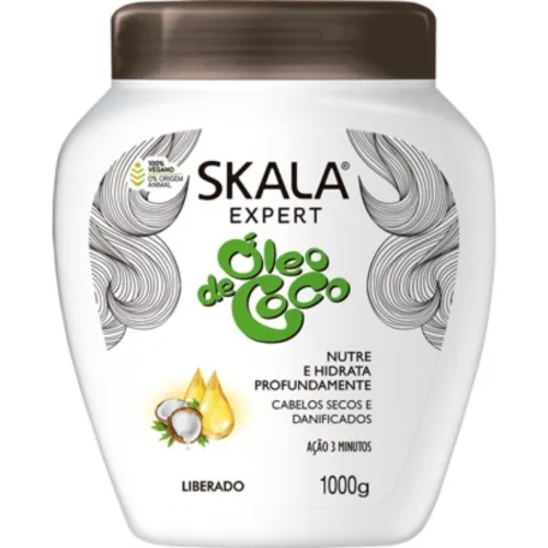 Creme Tratamento Skala 1kg Oleo De Coco Unit - SKALA - Higiene E Beleza