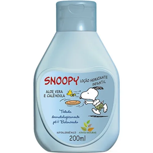 Loção Hidratante Snoopy 200ml Aloé E Calendula Unit - SNOOPY