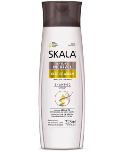 Shampoo Skala 325ml Argan Marroquino - SKALA - Higiene E Beleza