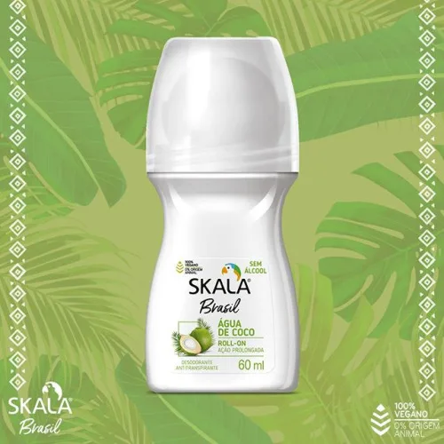 DESOD SKALA ROLL ON ÁGUA DE COCO 60ML - SKALA - Higiene E Beleza