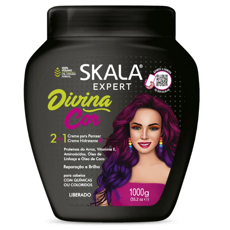 Creme De Tratamento Skala Divina Cor 1000g