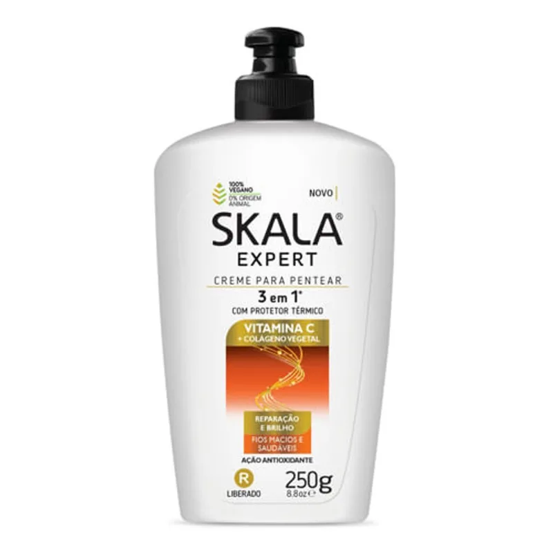 Creme Para Pentear Skala Vitamina C E Colágeno 250g (MP)