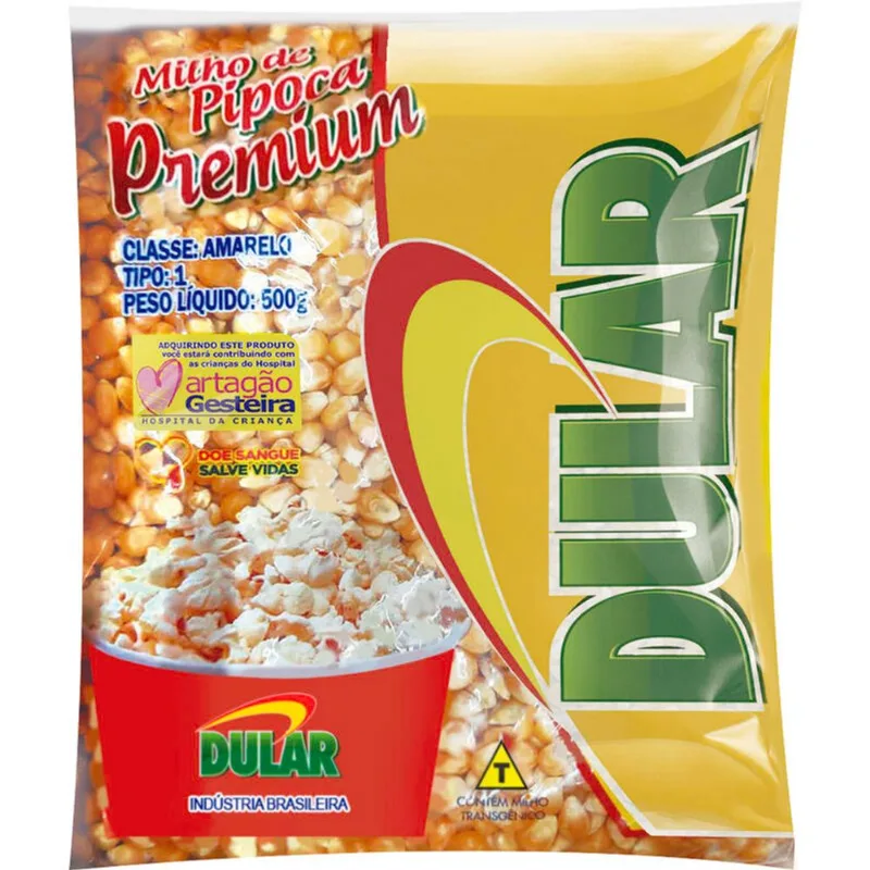 Milho de Pipoca Dular 500g